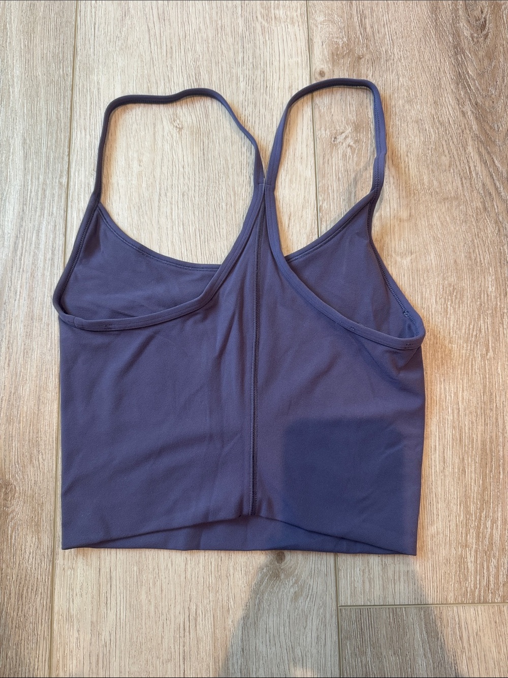 Vuori Purple Tank Top Crop with Thin Straps - Picture 2 of 3